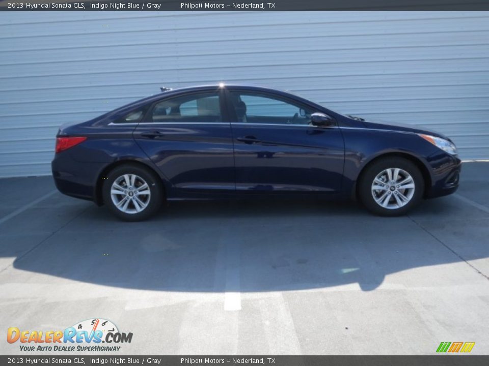 2013 Hyundai Sonata GLS Indigo Night Blue / Gray Photo #2