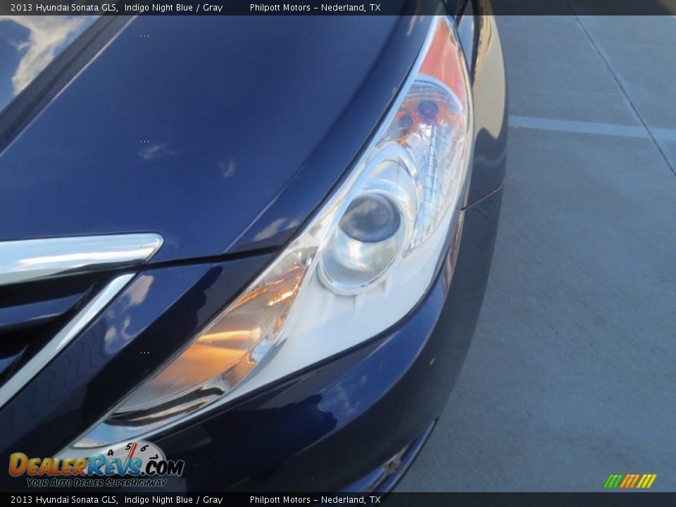 2013 Hyundai Sonata GLS Indigo Night Blue / Gray Photo #9