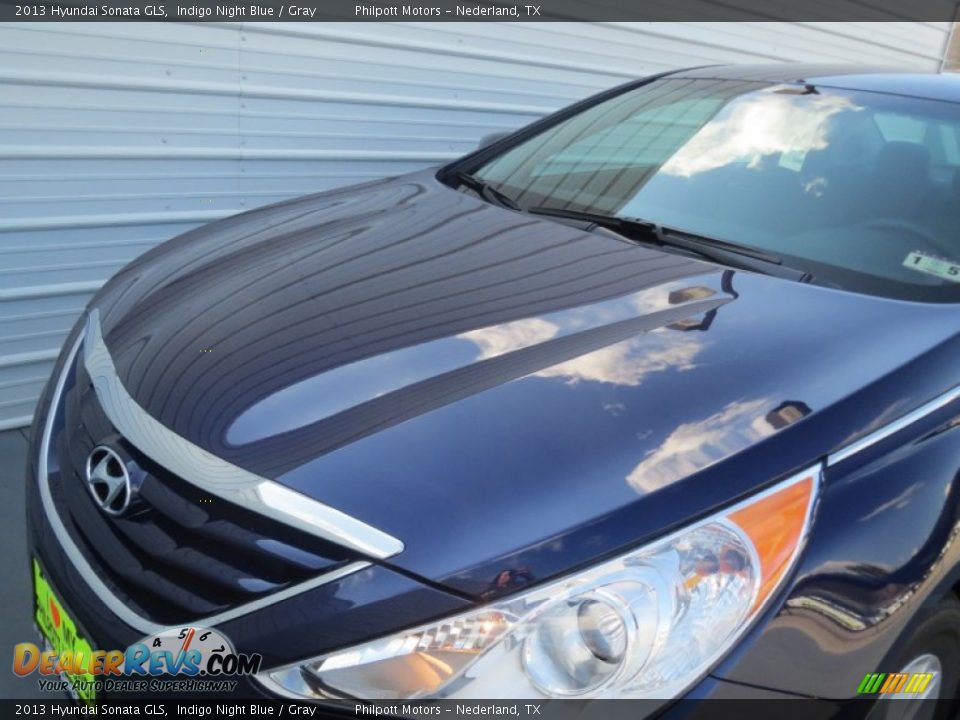 2013 Hyundai Sonata GLS Indigo Night Blue / Gray Photo #10