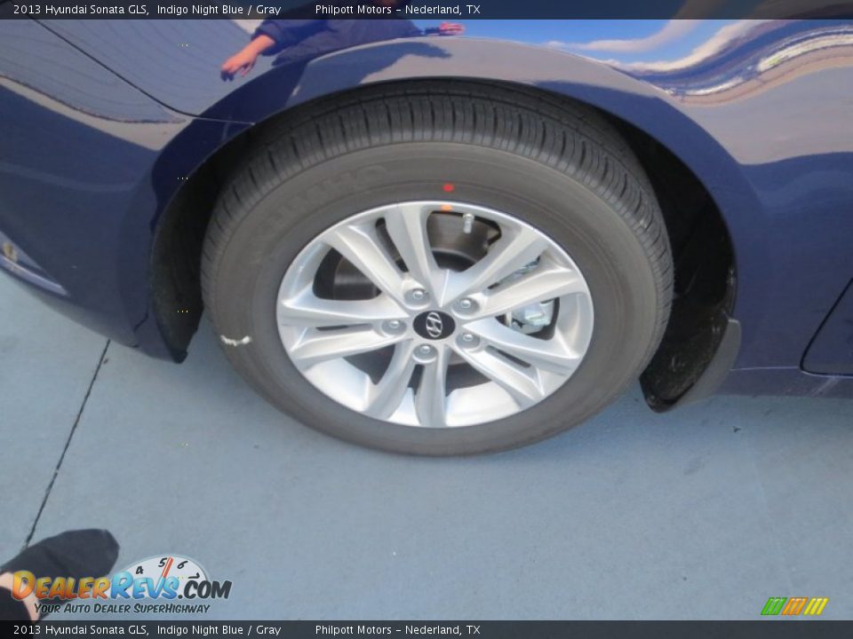 2013 Hyundai Sonata GLS Indigo Night Blue / Gray Photo #11
