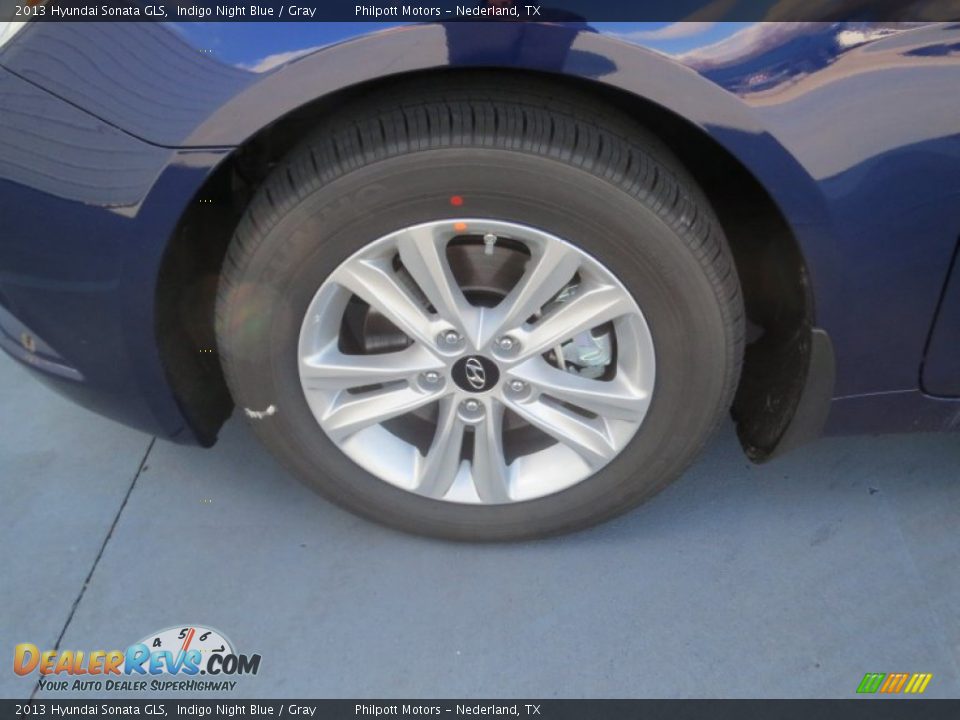 2013 Hyundai Sonata GLS Indigo Night Blue / Gray Photo #12