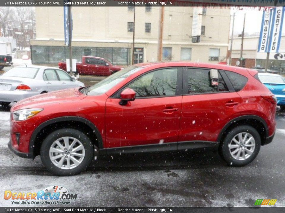 2014 Mazda CX-5 Touring AWD Soul Red Metallic / Black Photo #2