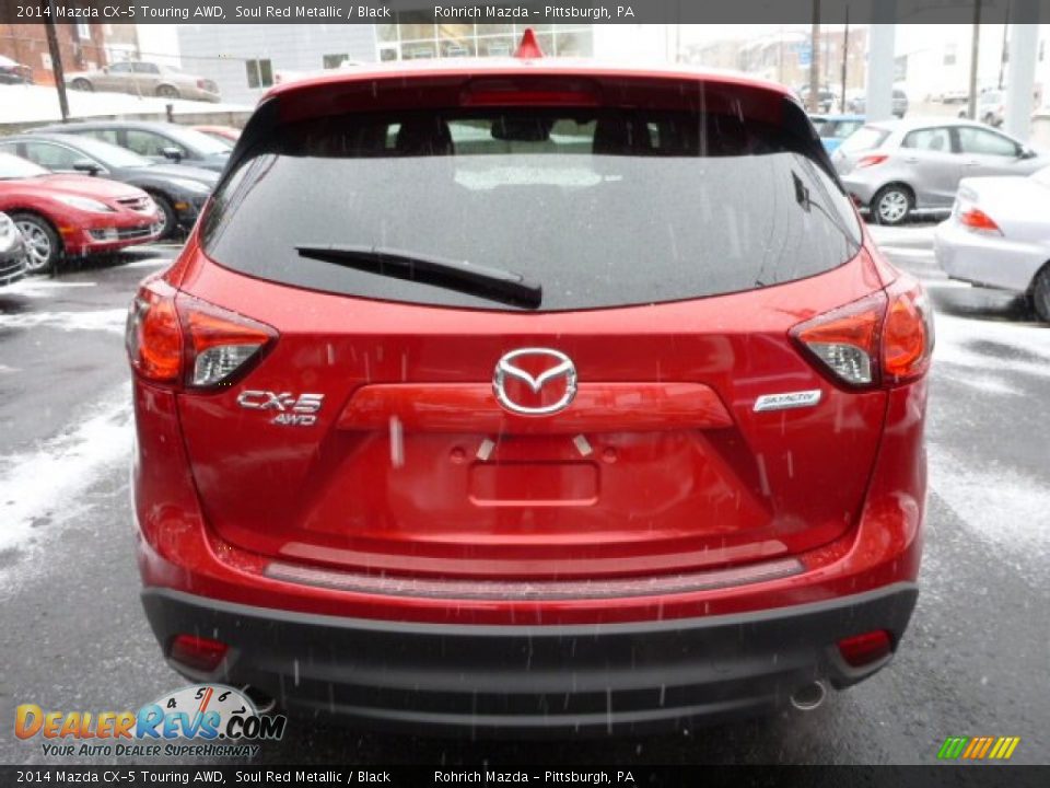 2014 Mazda CX-5 Touring AWD Soul Red Metallic / Black Photo #4