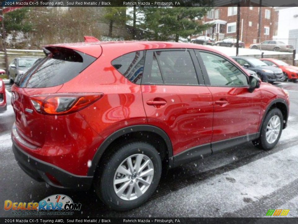 2014 Mazda CX-5 Touring AWD Soul Red Metallic / Black Photo #5