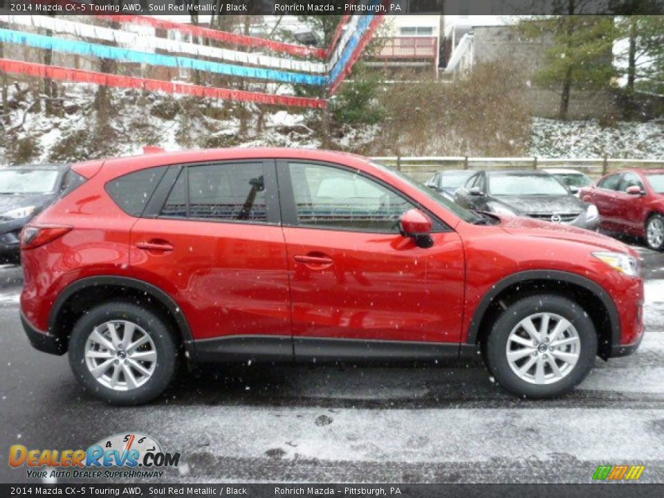 2014 Mazda CX-5 Touring AWD Soul Red Metallic / Black Photo #6