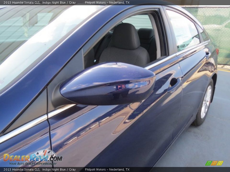 2013 Hyundai Sonata GLS Indigo Night Blue / Gray Photo #13