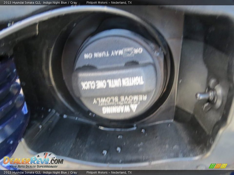 2013 Hyundai Sonata GLS Indigo Night Blue / Gray Photo #14