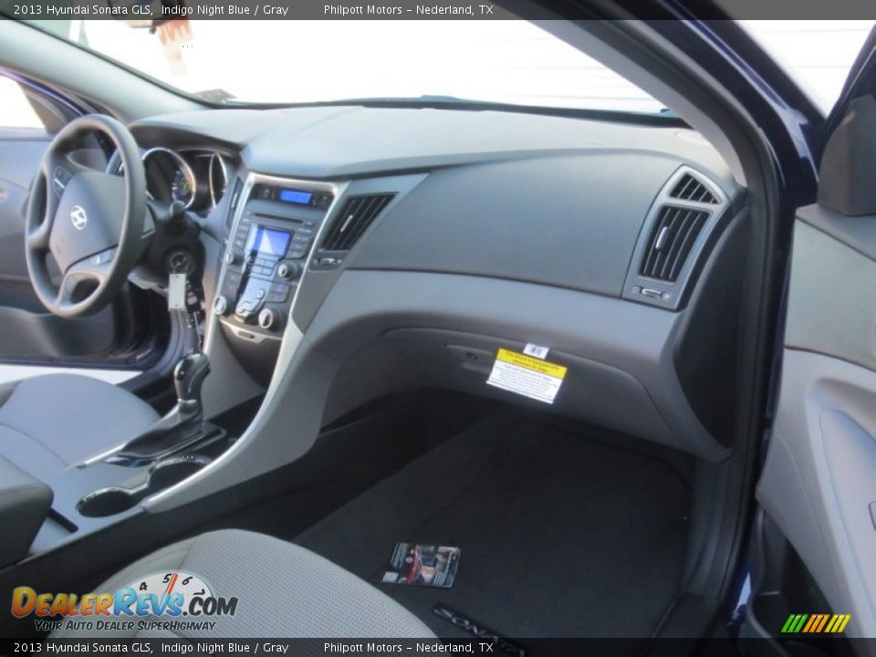 2013 Hyundai Sonata GLS Indigo Night Blue / Gray Photo #17