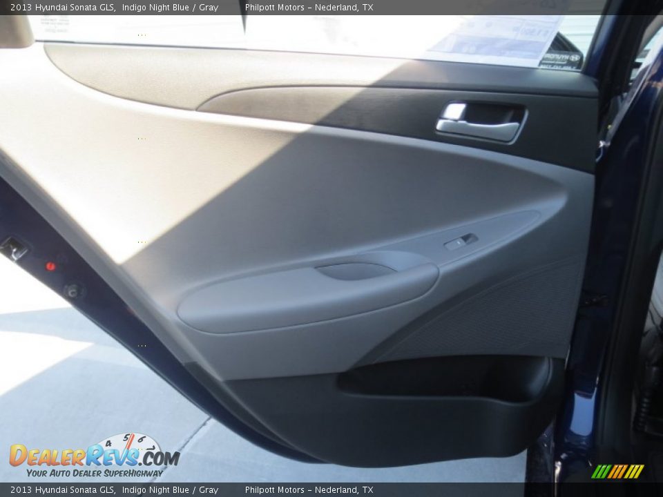 2013 Hyundai Sonata GLS Indigo Night Blue / Gray Photo #18