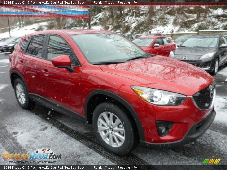 2014 Mazda CX-5 Touring AWD Soul Red Metallic / Black Photo #7