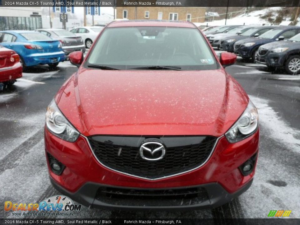 2014 Mazda CX-5 Touring AWD Soul Red Metallic / Black Photo #8