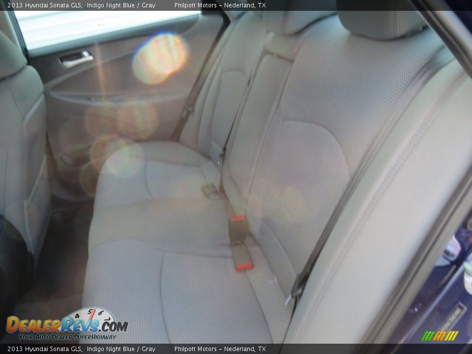 2013 Hyundai Sonata GLS Indigo Night Blue / Gray Photo #19