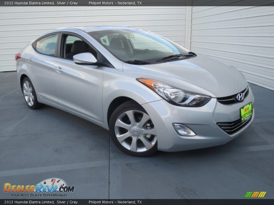 2013 Hyundai Elantra Limited Silver / Gray Photo #1