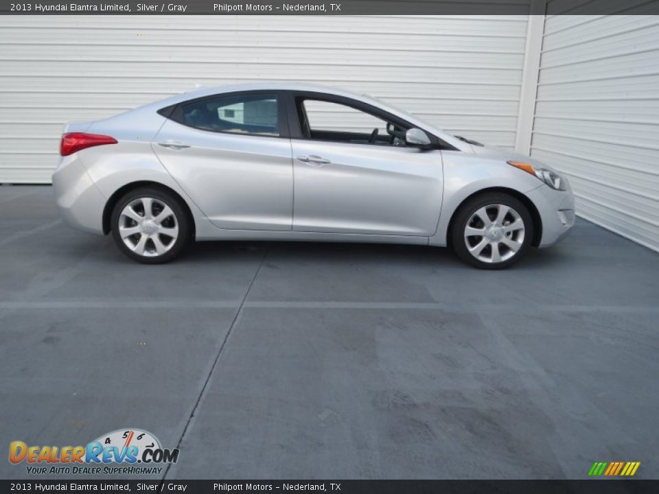 2013 Hyundai Elantra Limited Silver / Gray Photo #2