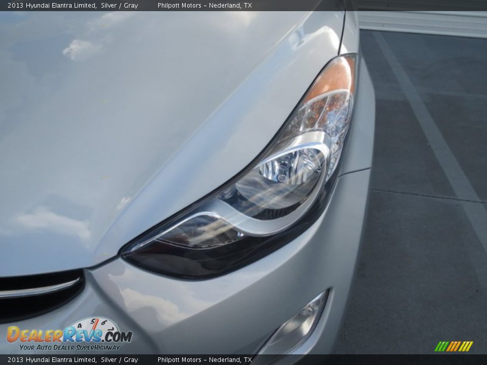 2013 Hyundai Elantra Limited Silver / Gray Photo #11