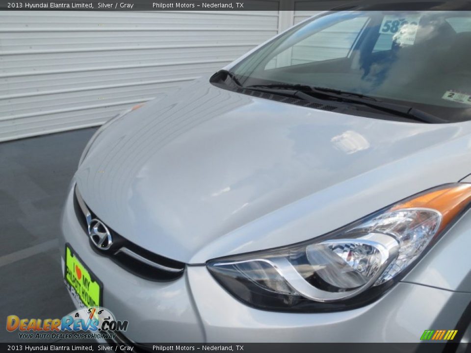2013 Hyundai Elantra Limited Silver / Gray Photo #12