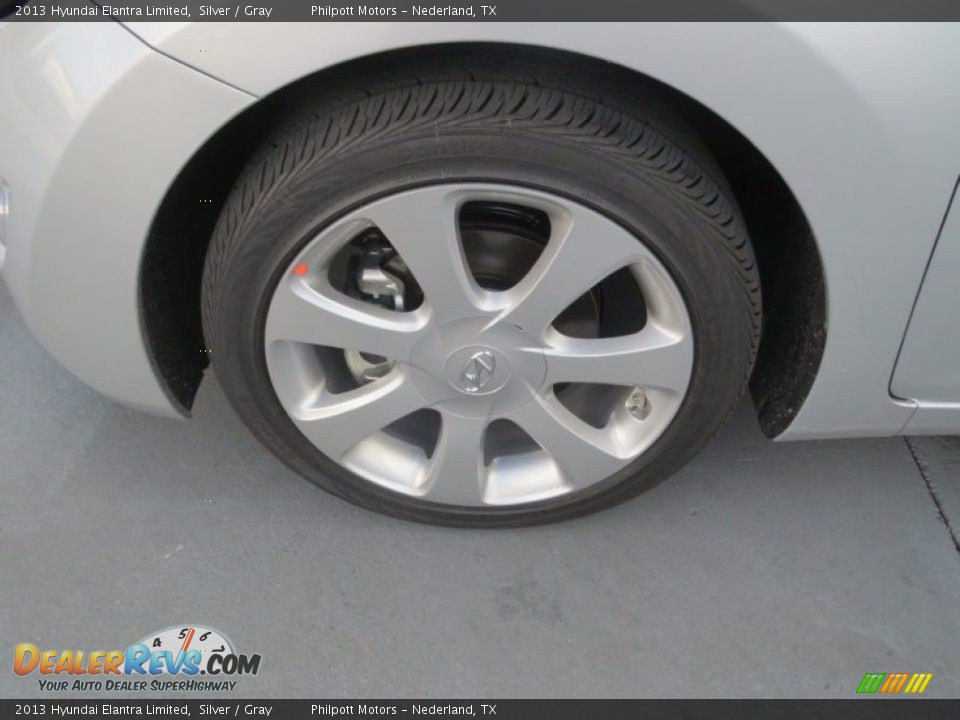 2013 Hyundai Elantra Limited Silver / Gray Photo #13