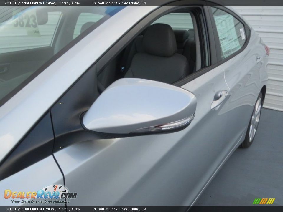 2013 Hyundai Elantra Limited Silver / Gray Photo #14