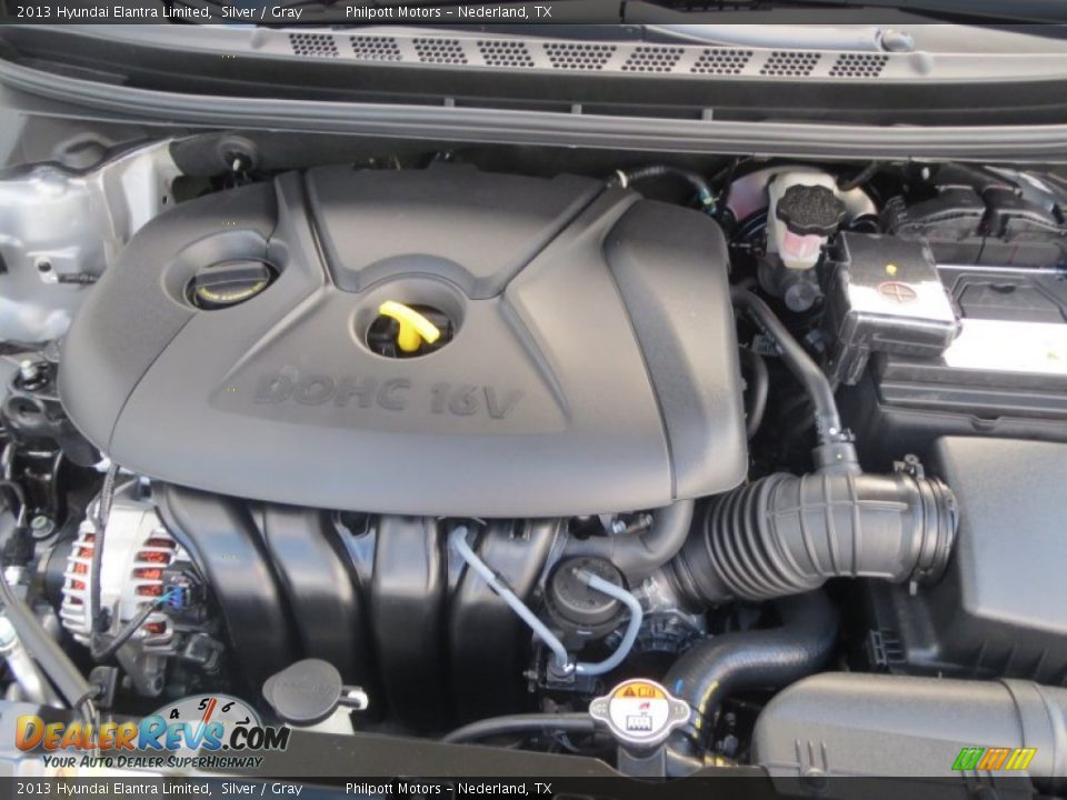 2013 Hyundai Elantra Limited Silver / Gray Photo #17