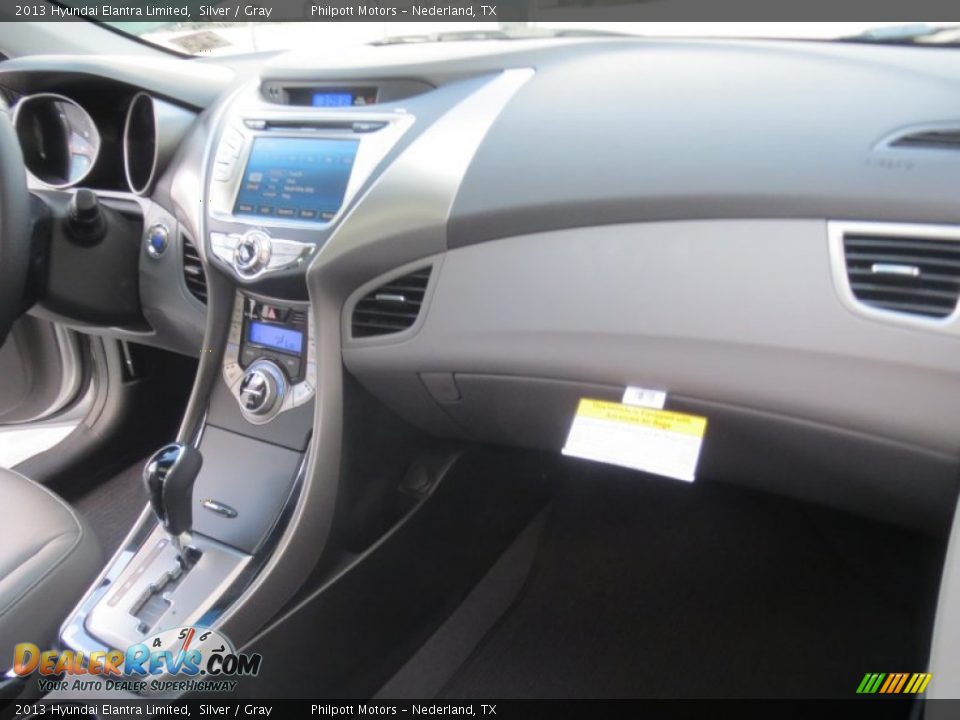 2013 Hyundai Elantra Limited Silver / Gray Photo #18