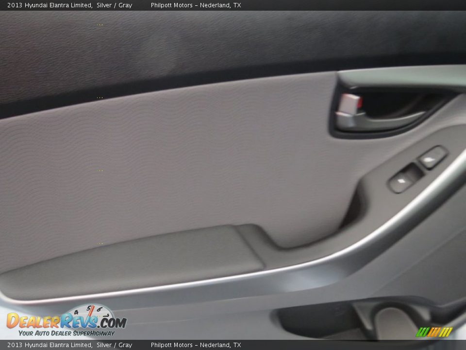 2013 Hyundai Elantra Limited Silver / Gray Photo #19