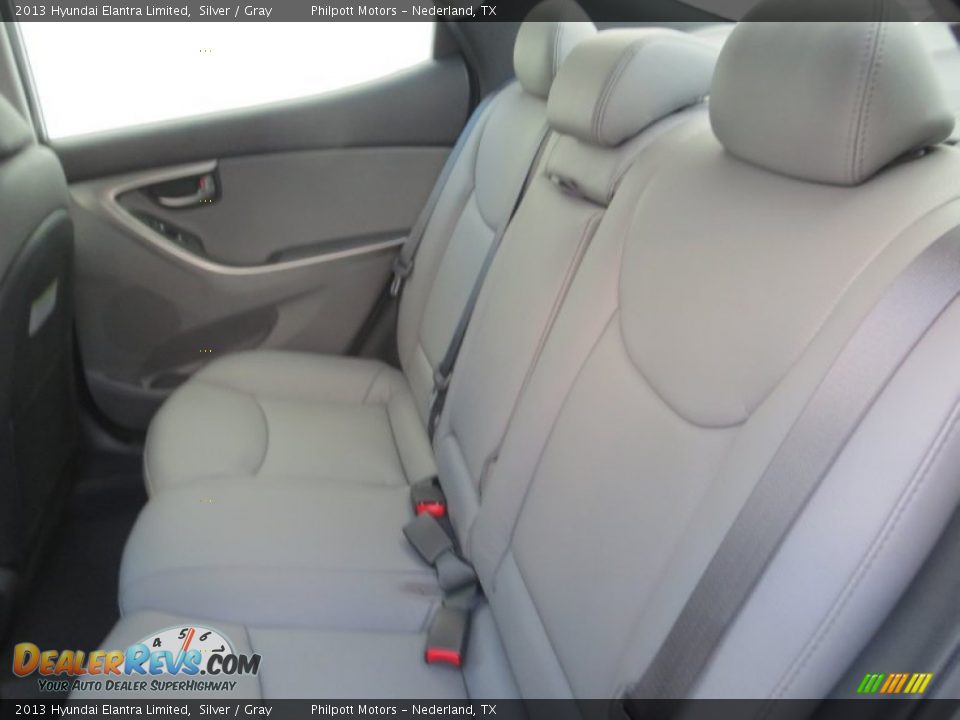 2013 Hyundai Elantra Limited Silver / Gray Photo #21