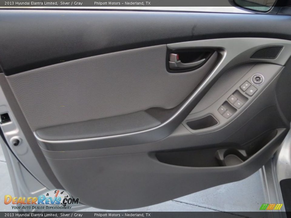 2013 Hyundai Elantra Limited Silver / Gray Photo #22