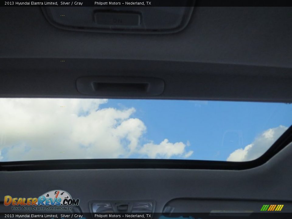2013 Hyundai Elantra Limited Silver / Gray Photo #26
