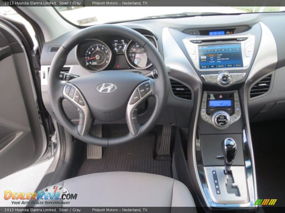 2013 Hyundai Elantra Limited Silver / Gray Photo #27