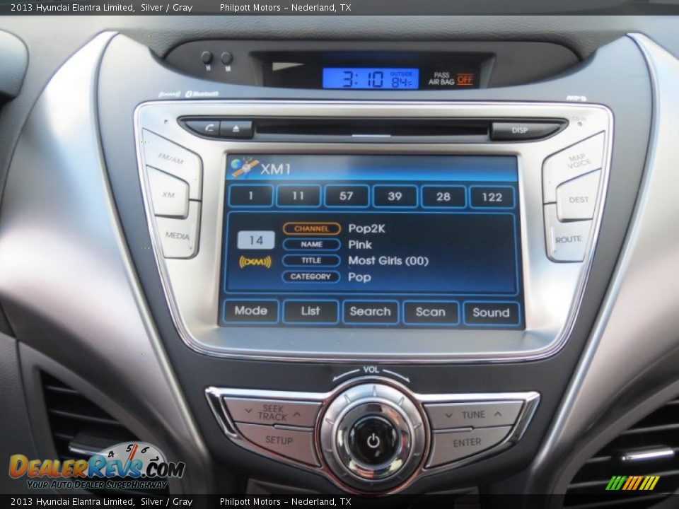 2013 Hyundai Elantra Limited Silver / Gray Photo #29
