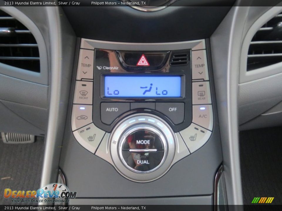 2013 Hyundai Elantra Limited Silver / Gray Photo #30