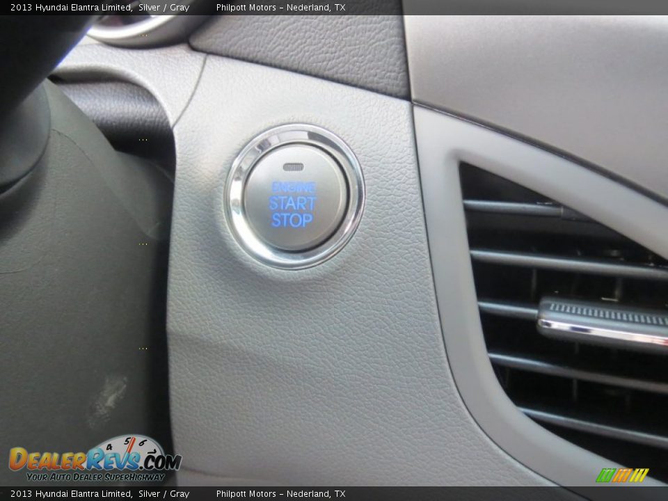 2013 Hyundai Elantra Limited Silver / Gray Photo #32