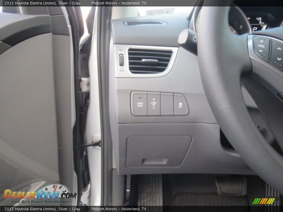 2013 Hyundai Elantra Limited Silver / Gray Photo #35
