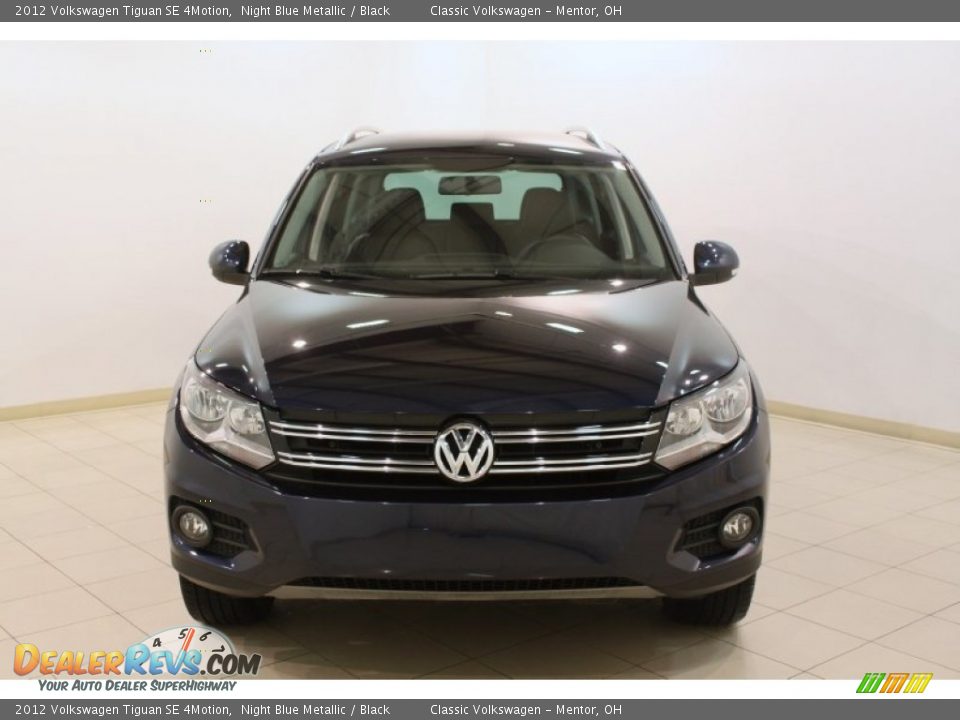 2012 Volkswagen Tiguan SE 4Motion Night Blue Metallic / Black Photo #2