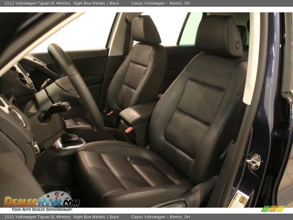 2012 Volkswagen Tiguan SE 4Motion Night Blue Metallic / Black Photo #5