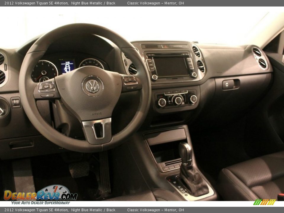 2012 Volkswagen Tiguan SE 4Motion Night Blue Metallic / Black Photo #6