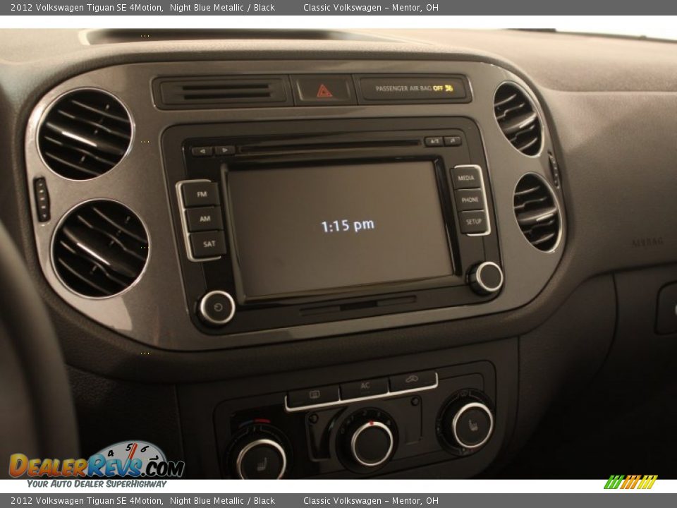 2012 Volkswagen Tiguan SE 4Motion Night Blue Metallic / Black Photo #9