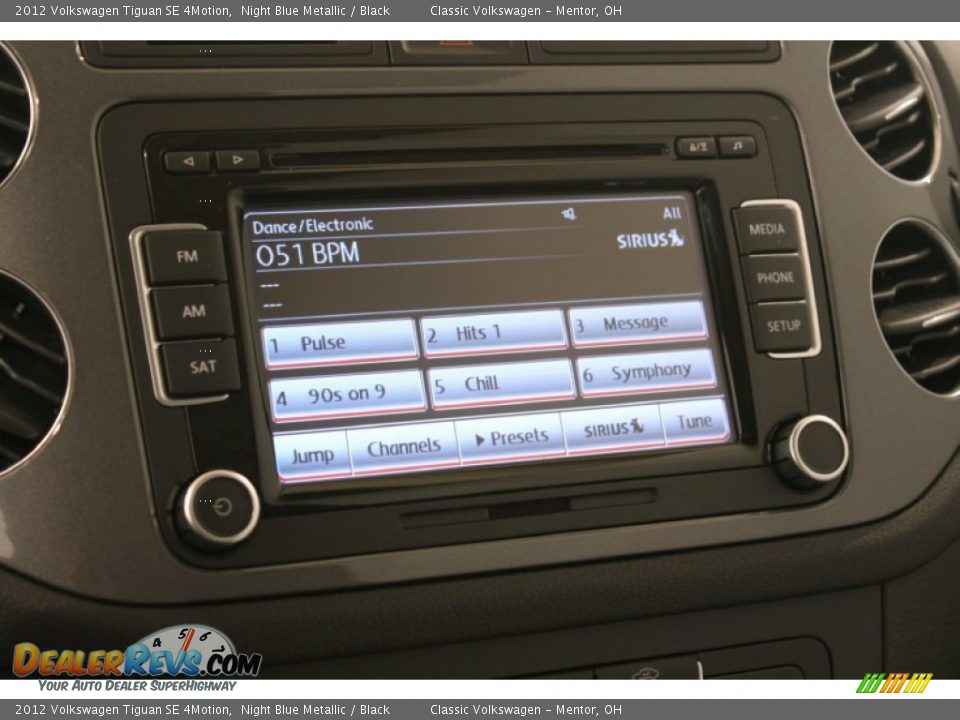 2012 Volkswagen Tiguan SE 4Motion Night Blue Metallic / Black Photo #13