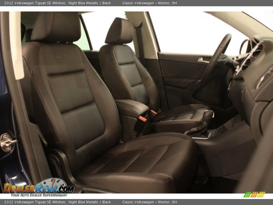 2012 Volkswagen Tiguan SE 4Motion Night Blue Metallic / Black Photo #23