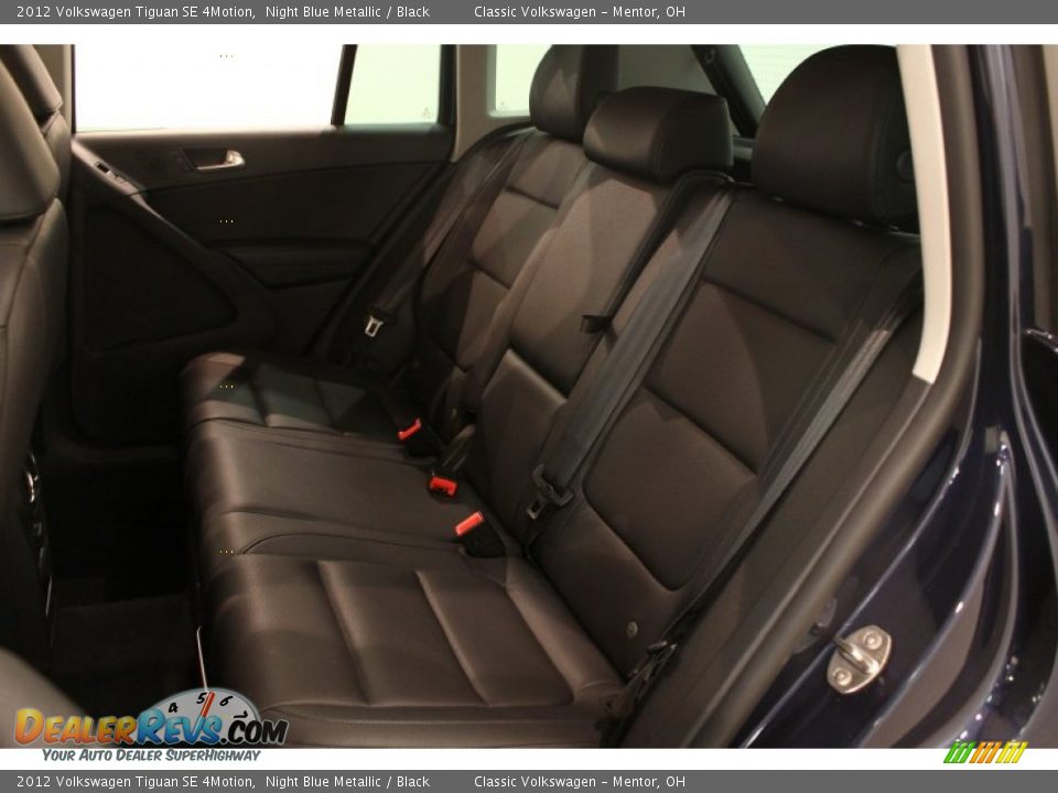 2012 Volkswagen Tiguan SE 4Motion Night Blue Metallic / Black Photo #27