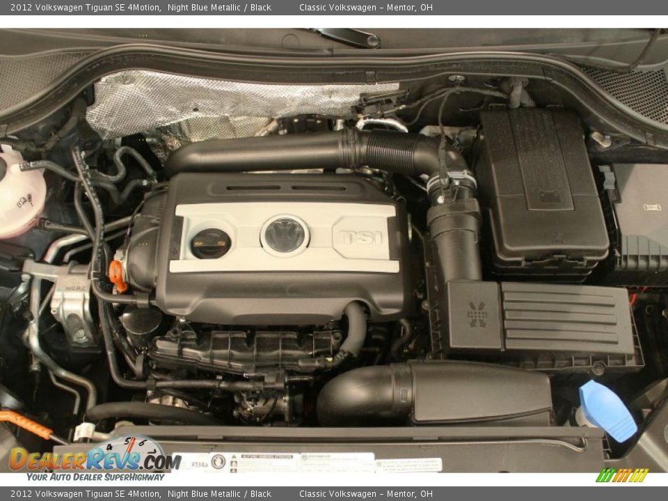 2012 Volkswagen Tiguan SE 4Motion Night Blue Metallic / Black Photo #31