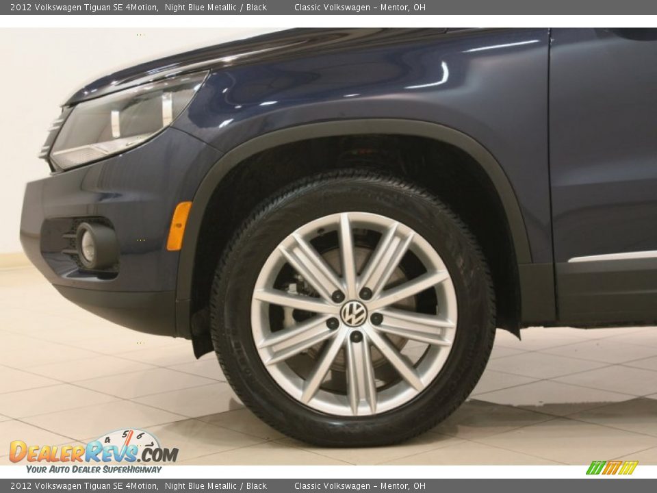 2012 Volkswagen Tiguan SE 4Motion Night Blue Metallic / Black Photo #32