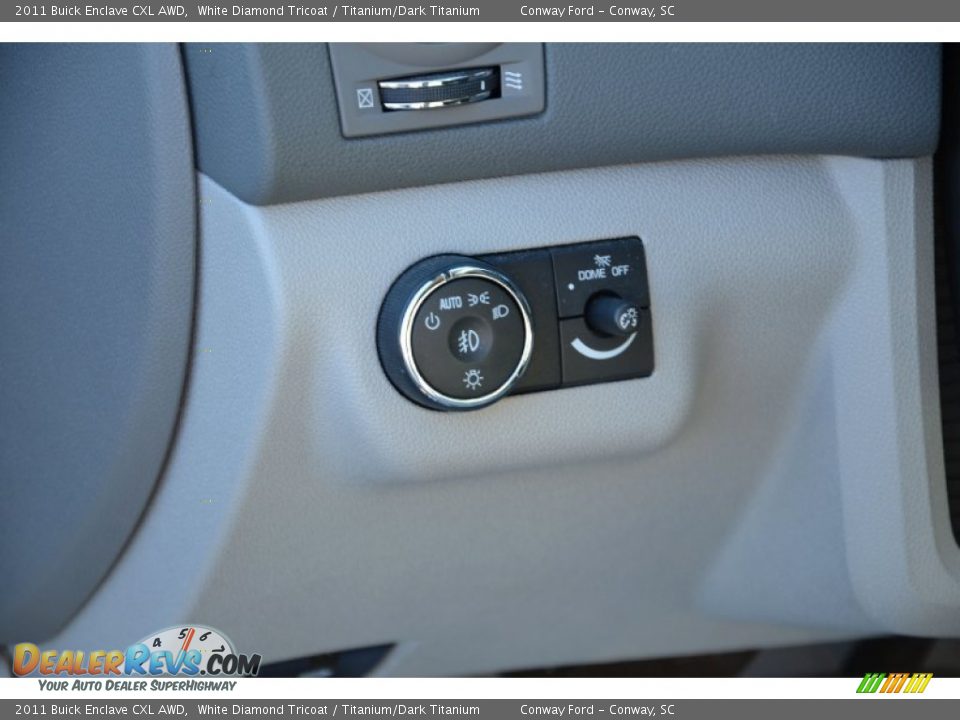 2011 Buick Enclave CXL AWD White Diamond Tricoat / Titanium/Dark Titanium Photo #20