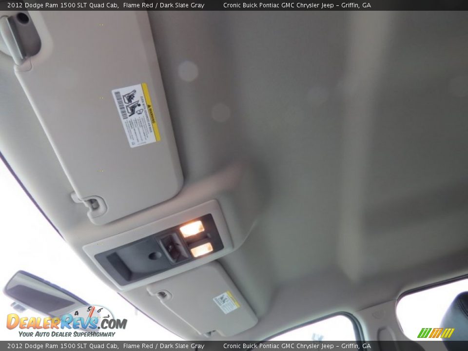 2012 Dodge Ram 1500 SLT Quad Cab Flame Red / Dark Slate Gray Photo #11