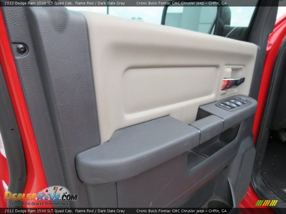 2012 Dodge Ram 1500 SLT Quad Cab Flame Red / Dark Slate Gray Photo #12