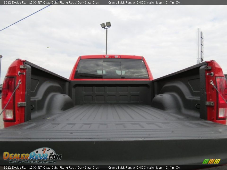 2012 Dodge Ram 1500 SLT Quad Cab Flame Red / Dark Slate Gray Photo #14