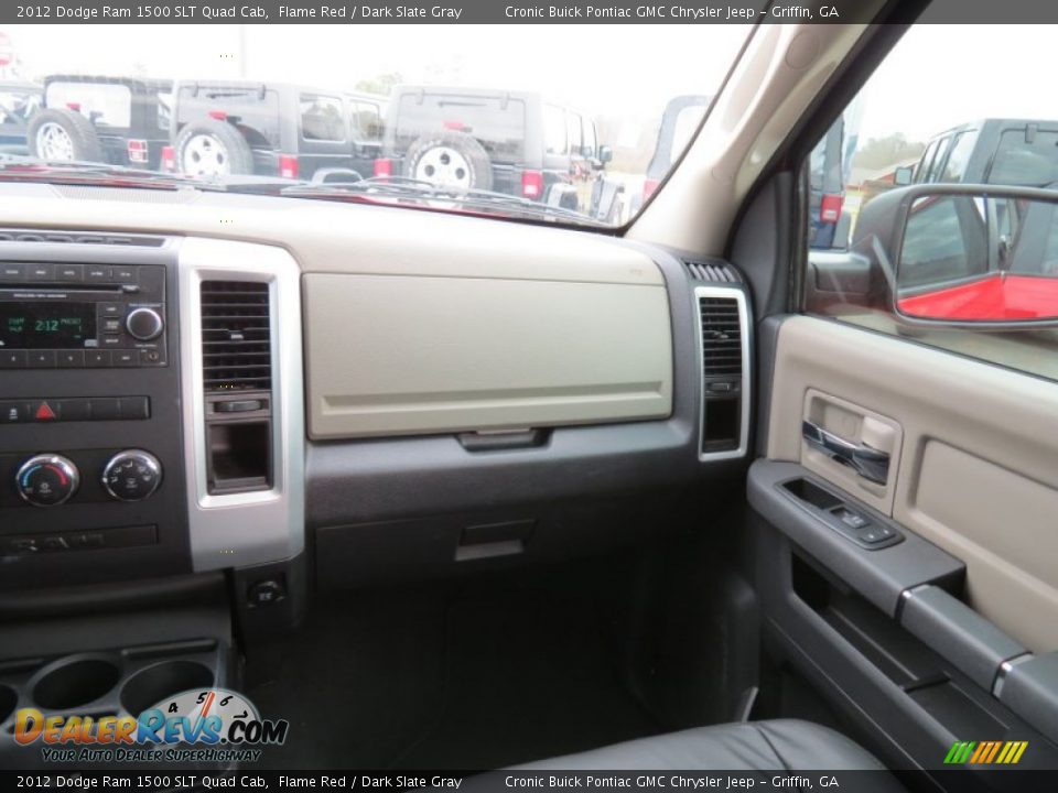 2012 Dodge Ram 1500 SLT Quad Cab Flame Red / Dark Slate Gray Photo #18