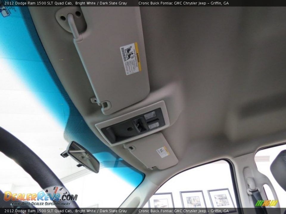 2012 Dodge Ram 1500 SLT Quad Cab Bright White / Dark Slate Gray Photo #8