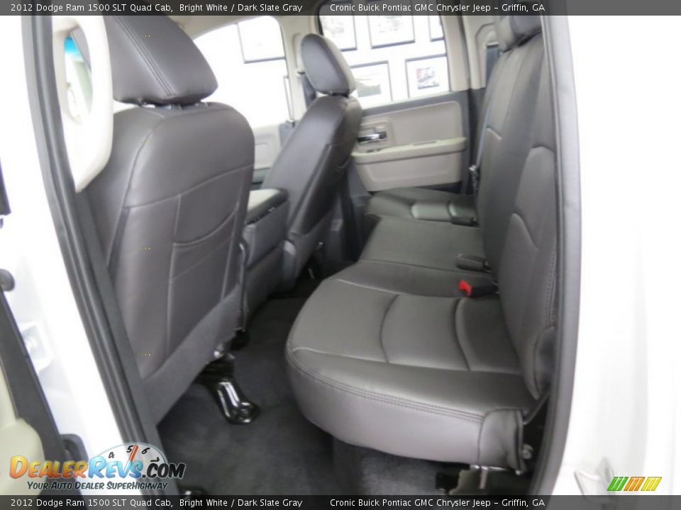 2012 Dodge Ram 1500 SLT Quad Cab Bright White / Dark Slate Gray Photo #10