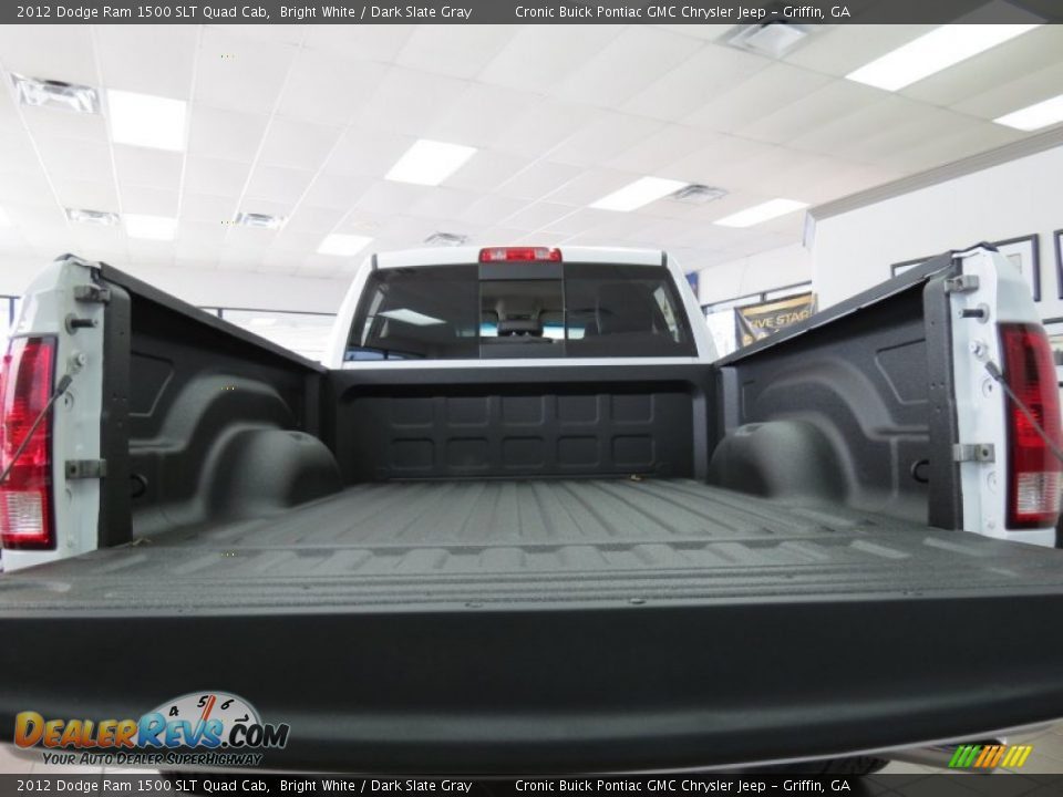 2012 Dodge Ram 1500 SLT Quad Cab Bright White / Dark Slate Gray Photo #12